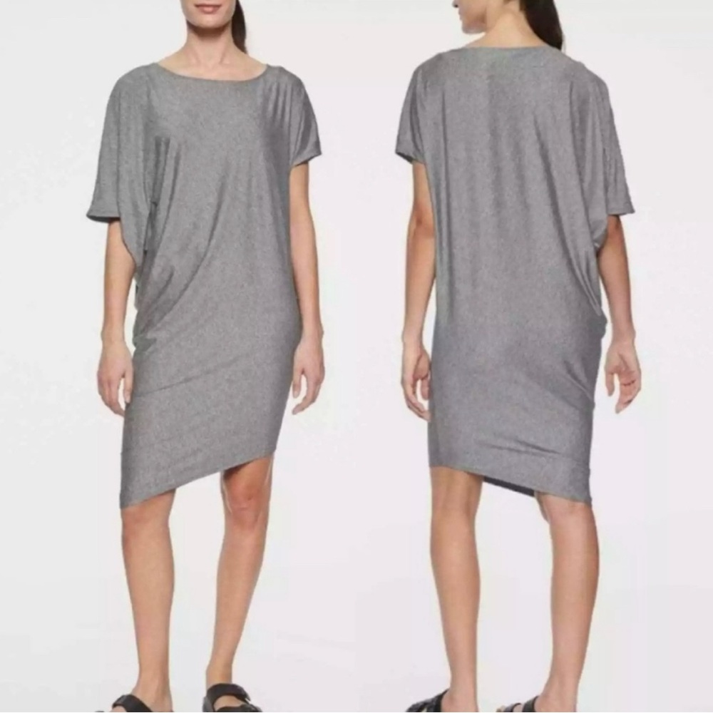 Athleta Sun Lover Hilo Dress Heathered Grey Size Small